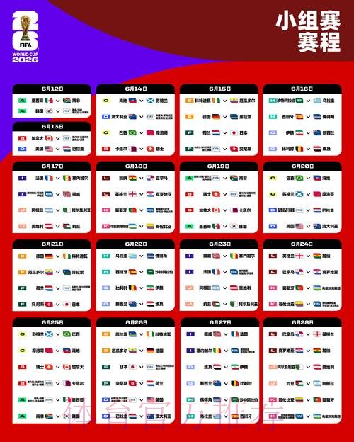 2026世界杯完整赛程哪里看 2026世界杯完整赛程哪里看